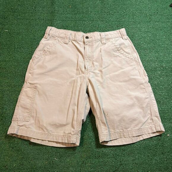 Carhartt Men's Tan and Cream Shorts - Picture 4 of 8